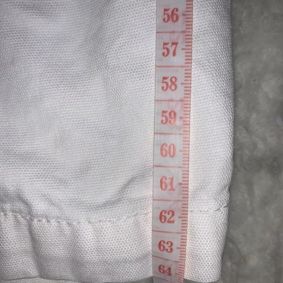 Free People Womens White Margate Pleated Trousers Pants M - Picture 7 of 9